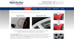 Desktop Screenshot of paintfixpro.cz