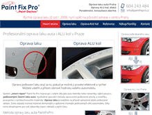 Tablet Screenshot of paintfixpro.cz